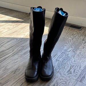 Camper Dark Brown Leather Boots size 38, US7.5